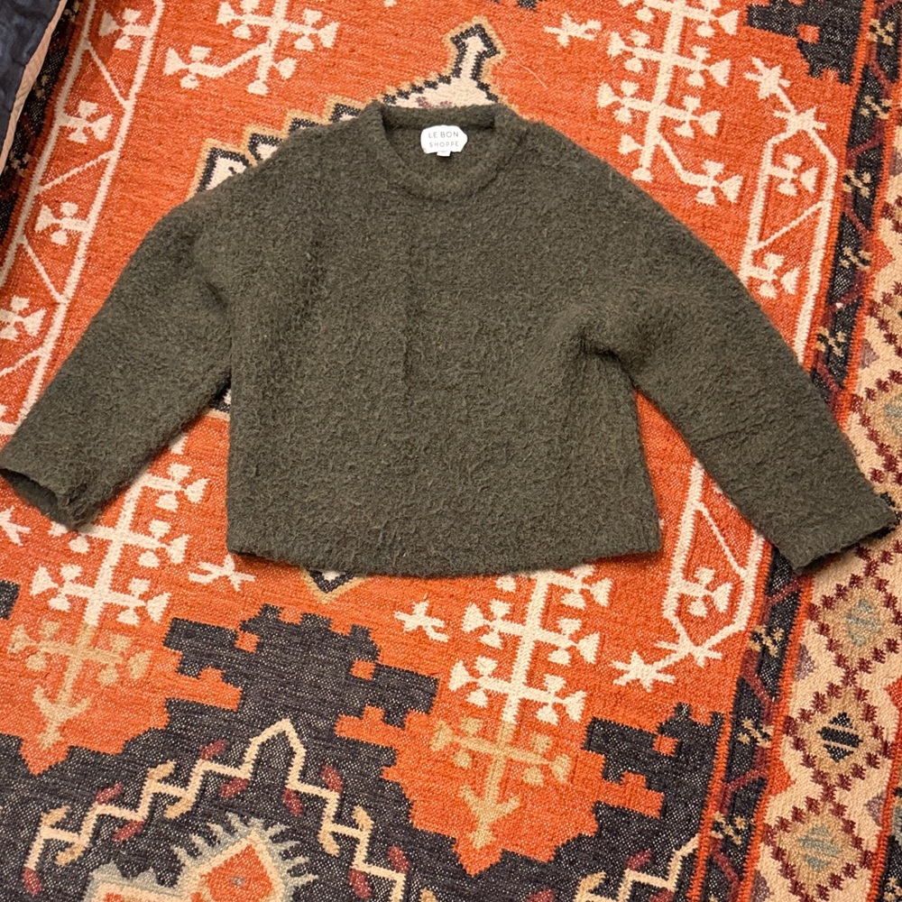 Le Bon Shoppe Envie Sweater - Olive Branch M/L - Picture 4 of 6